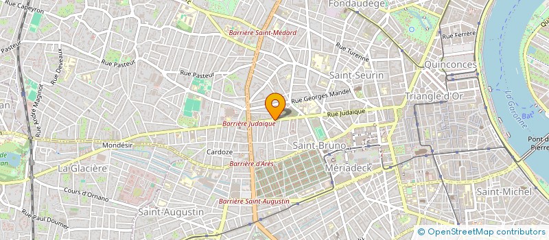 localisation de l'entreprise SCI VBD  BORDEAUX