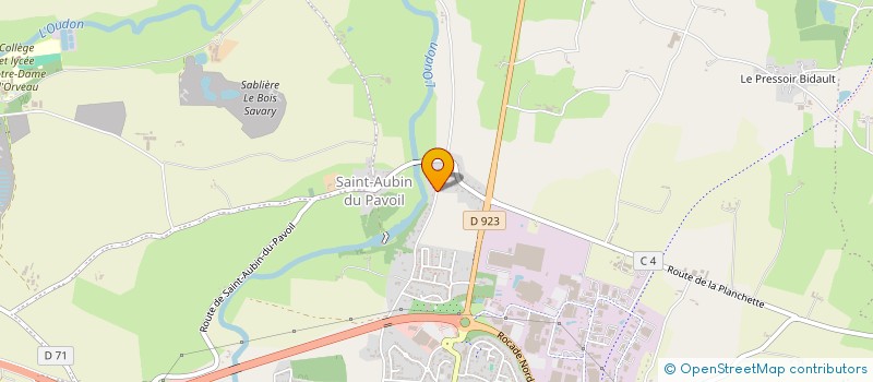 localisation de l'entreprise SCI VBF à SEGRE-EN-ANJOU BLEU