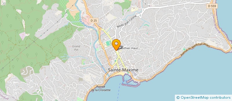 localisation de l'entreprise SCI VBG à SAINTE-MAXIME