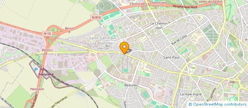 localisation de l'entreprise SCI VBH à CAEN