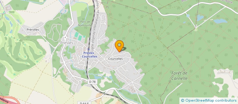 localisation de l'entreprise SCI VBI à PRESLES
