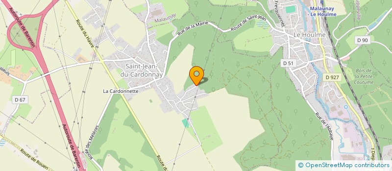 localisation de l'entreprise SCI VBL ROUEN  SAINT-JEAN-DU-CARDONNAY