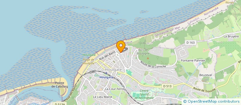 localisation de l'entreprise SCI VBLA  HOULGATE