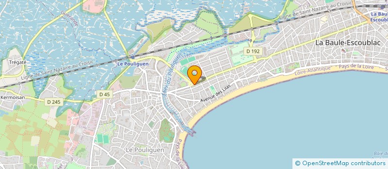 localisation de l'entreprise SCI VBLB à LA BAULE-ESCOUBLAC