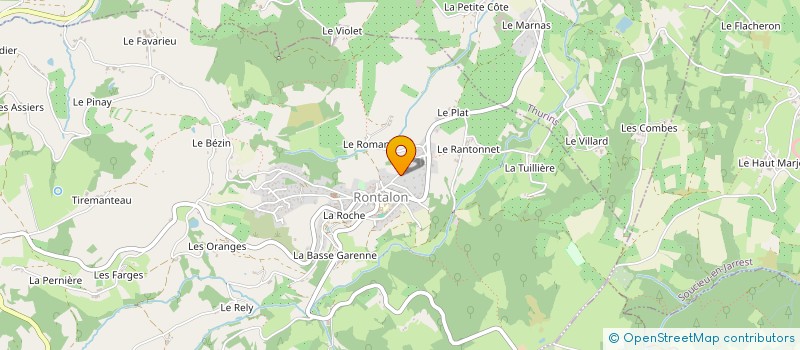 localisation de l'entreprise SCI VBMP  RONTALON