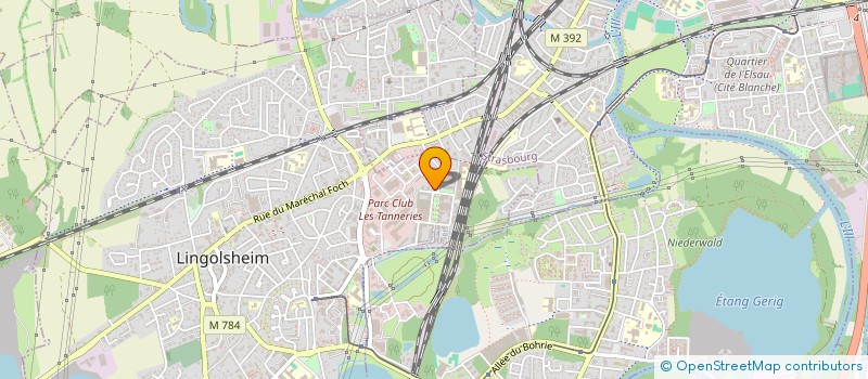 localisation de l'entreprise SCI VBORTHO  LINGOLSHEIM