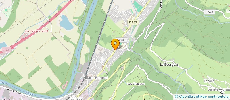 localisation de l'entreprise SCI VBSCI  VILLARD-BONNOT