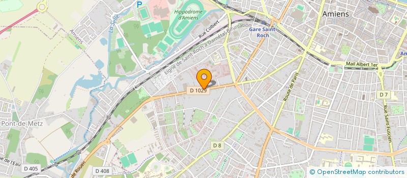 localisation de l'entreprise SCI VBX à AMIENS