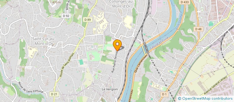 localisation de l'entreprise SCI VCA  SAINT-CYR-AU-MONT-D'OR