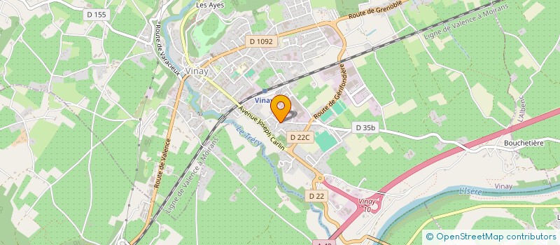 localisation de l'entreprise SCI VCDM  VINAY