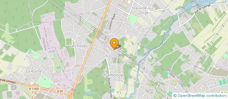 localisation de l'entreprise SCI VCP INVEST  LEUVILLE-SUR-ORGE