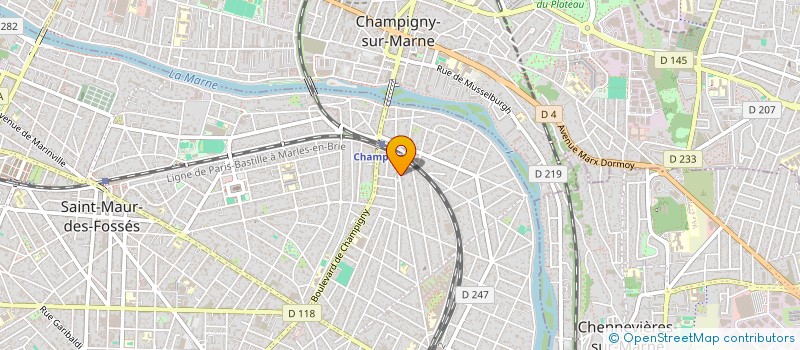 localisation de l'entreprise SCI VCV à SAINT-MAUR-DES-FOSSES