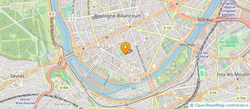 localisation de l'entreprise SCI VD-GESTION DE PATRIMOINE à BOULOGNE-BILLANCOURT