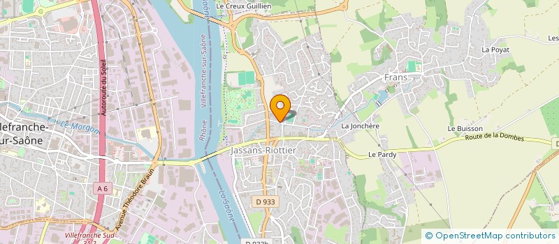 localisation de l'entreprise SCI VD2R à JASSANS-RIOTTIER