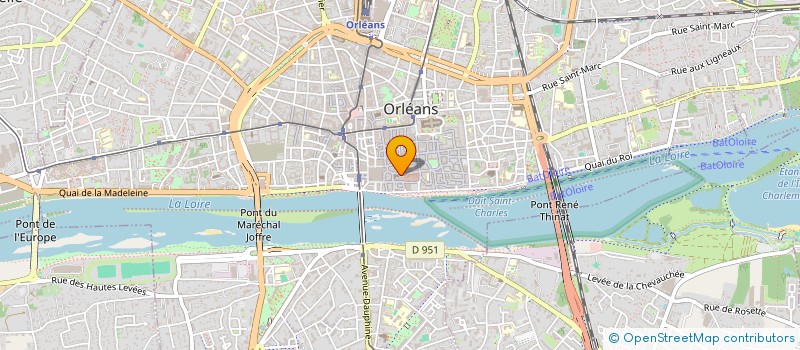 localisation de l'entreprise SCI VDA à ORLEANS