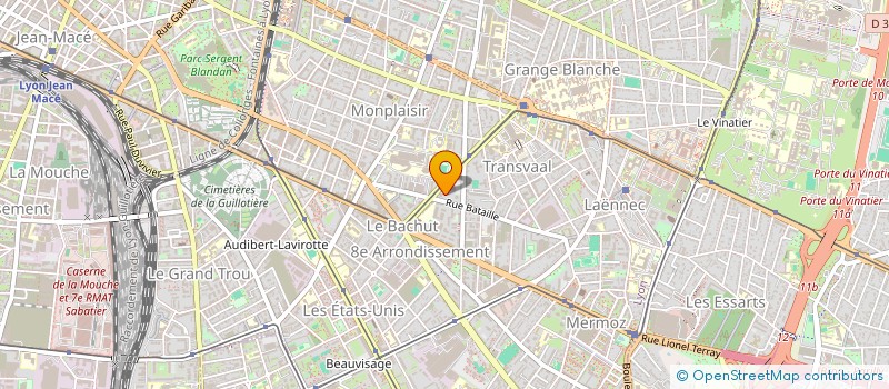 localisation de l'entreprise SCI VDAD  LYON