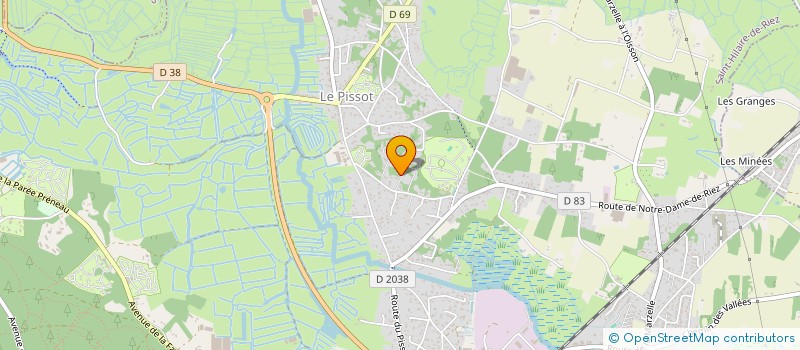 localisation de l'entreprise SCI VDB à SAINT-HILAIRE-DE-RIEZ