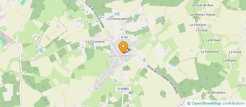 localisation de l'entreprise SCI VDB  ROUPERROUX LE COQUET