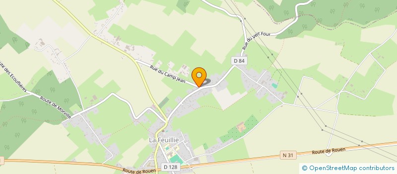 localisation de l'entreprise SCI VDB  LA FEUILLIE