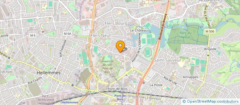 localisation de l'entreprise SCI VDB à VILLENEUVE-D'ASCQ