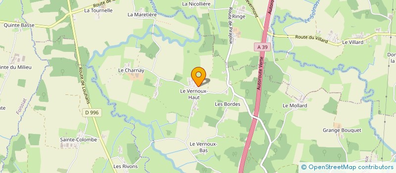 localisation de l'entreprise SCI VDB  PIRAJOUX