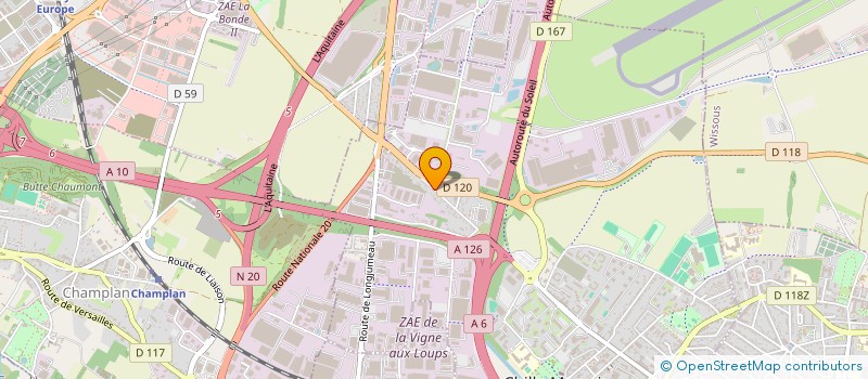 localisation de l'entreprise SCI VDB IMMOBILIER à CHILLY-MAZARIN