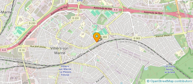 localisation de l'entreprise SCI VDB INVEST  EYSINES