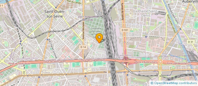 localisation de l'entreprise SCI VDBV à SAINT-OUEN-SUR-SEINE