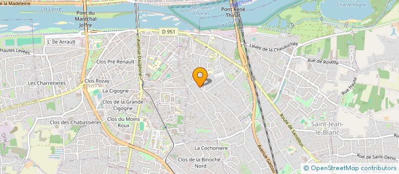 localisation de l'entreprise SCI VDD  SAINT-JEAN-LE-BLANC