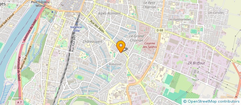 localisation de l'entreprise SCI VDFA à VALENCE