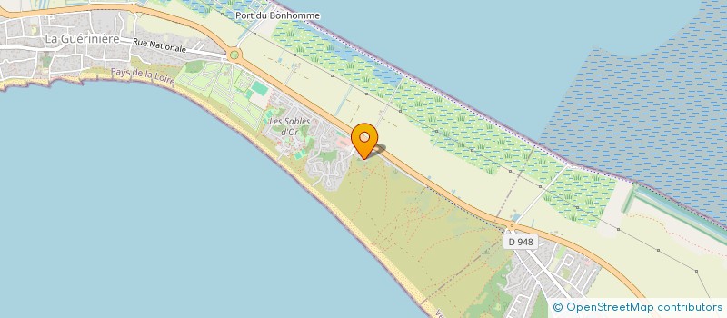 localisation de l'entreprise SCI VDFR  LA GUERINIERE