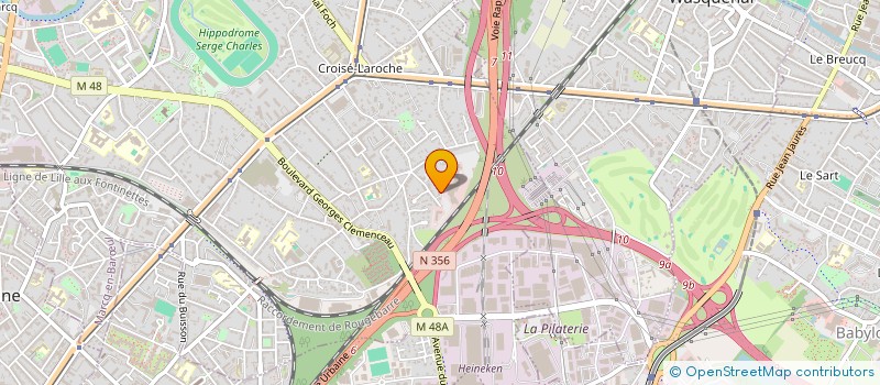 localisation de l'entreprise SCI VDH GROUP à MARCQ-EN-BARŒUL