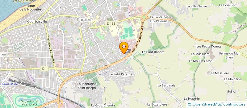 localisation de l'entreprise SCI VDL  SAINT-MALO