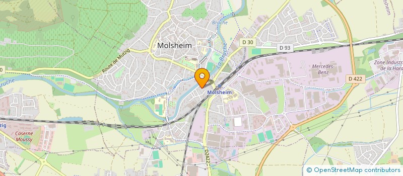 localisation de l'entreprise SCI VDL  MOLSHEIM