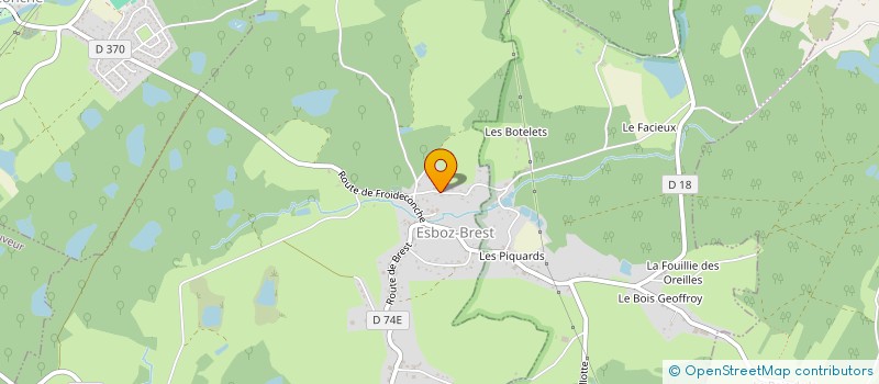 localisation de l'entreprise SCI VDM 70  ESBOZ-BREST