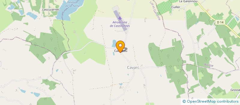 localisation de l'entreprise SCI VDMH  CAVARC