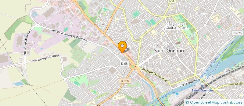 localisation de l'entreprise SCI VDPH à SAINT-QUENTIN
