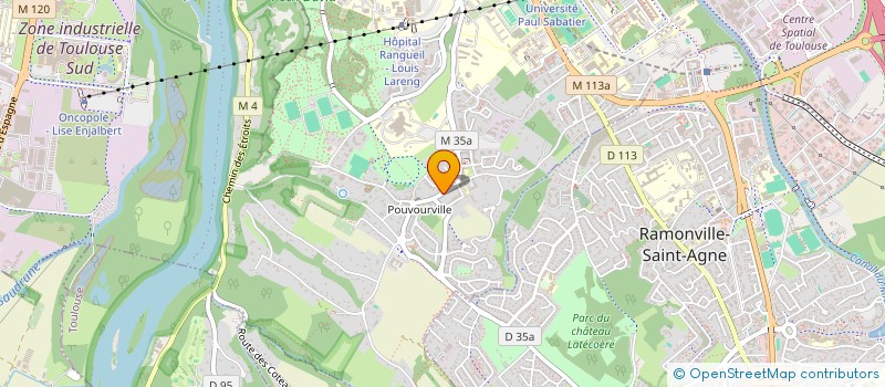 localisation de l'entreprise SCI VDPIAC à TOULOUSE