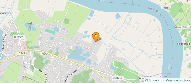 localisation de l'entreprise SCI VDS  IZON