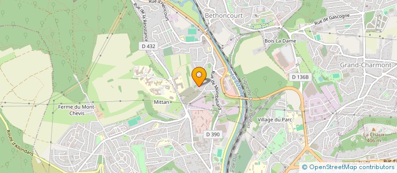 localisation de l'entreprise SCI VDS  BETHONCOURT