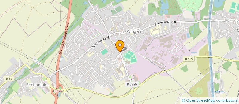 localisation de l'entreprise SCI VDT  CARVIN