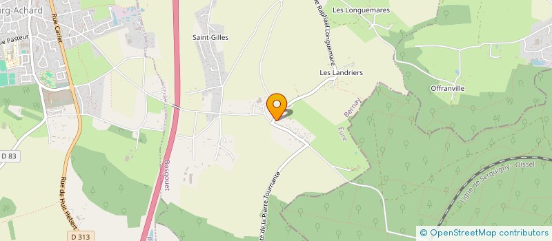 localisation de l'entreprise SCI VDW  BOSGOUET