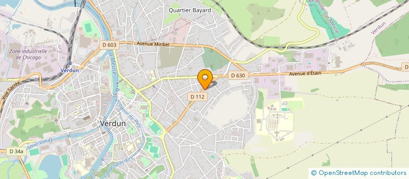localisation de l'entreprise SCI VDW à VERDUN
