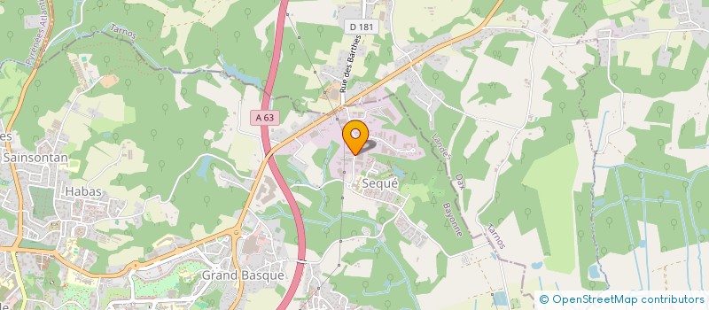 localisation de l'entreprise SCI VE.LA à BAYONNE