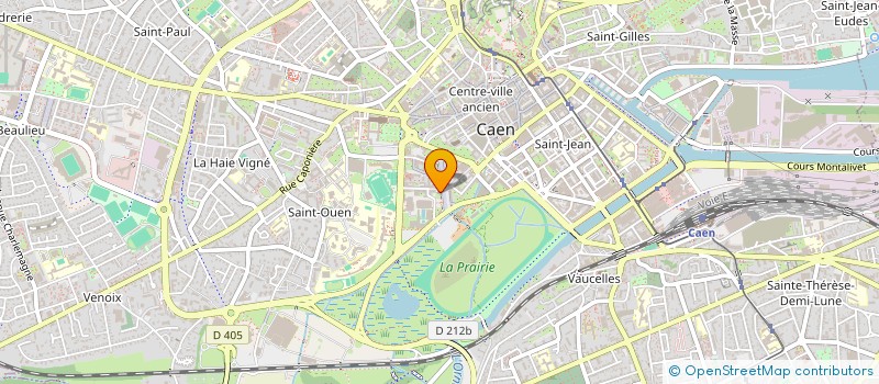 localisation de l'entreprise SCI VEAUX ET LE COQ-BEAUPRE  CAEN