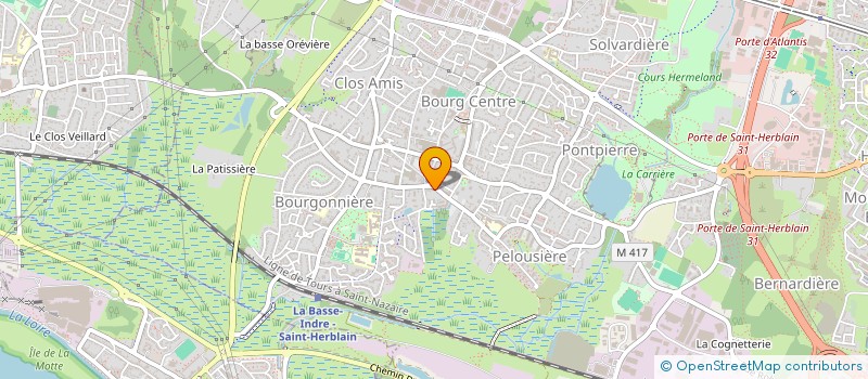 localisation de l'entreprise SCI VEB  SAINT-HERBLAIN