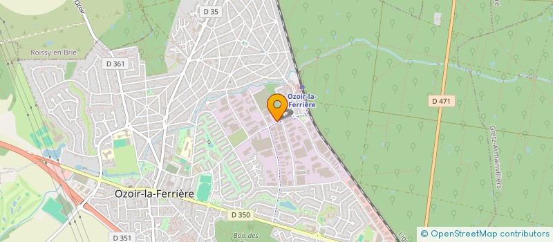 localisation de l'entreprise SCI VEBER  OZOIR-LA-FERRIERE