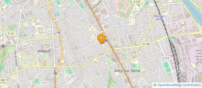 localisation de l'entreprise SCI VEC PATRIMOINE  VITRY-SUR-SEINE