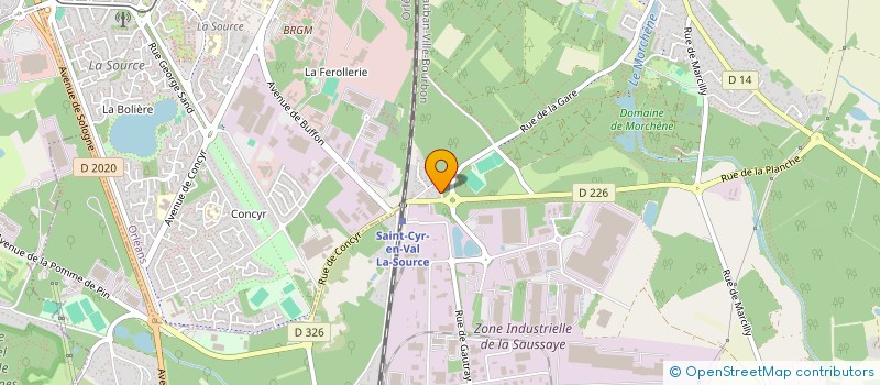 localisation de l'entreprise SCI VECAS 45 à SAINT-CYR-EN-VAL