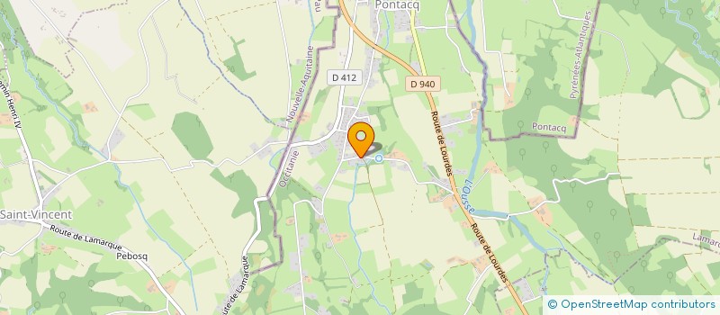 localisation de l'entreprise SCI VECI  LAMARQUE-PONTACQ